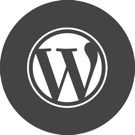 Wordpress Logo Png Transparent Image Download Size 500x500px