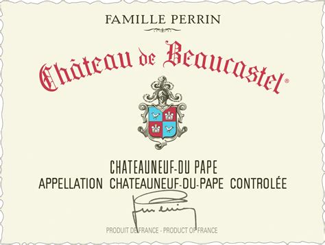 2019 Chateau De Beaucastel Chateauneuf Du Pape Wine Parity