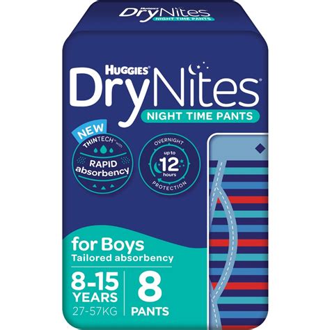 Huggies Drynites Night Time Pants Boys Years Kg Pack Big W