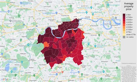 South West London House Prices In Maps And Graphs