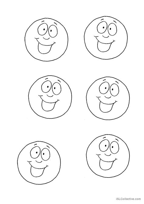 Happy Faces English Esl Worksheets Pdf And Doc