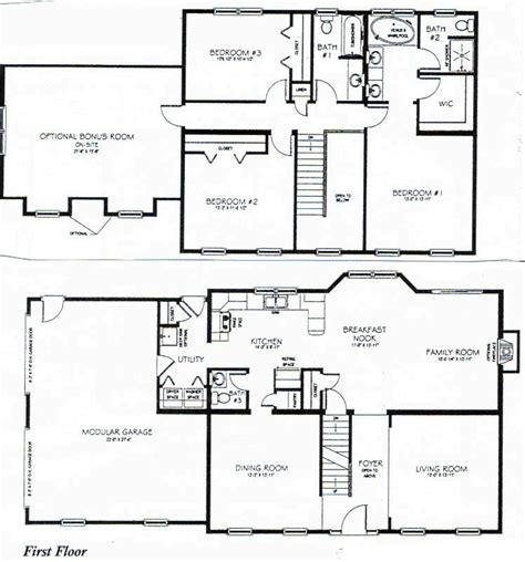 Two Story House Plans Various Home Design