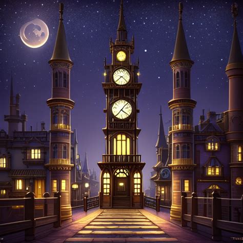 Steampunk Victorian Era Clock Tower Opendream