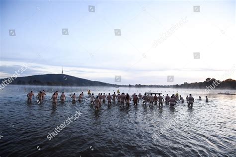 Participants Winter Solstice Nude Charity Swim Editorial Stock Photo Stock Image Shutterstock
