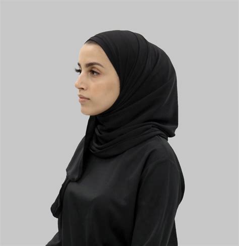 Æ b, h ɛ ˈ dʒ ɑː b /; Free Wrap Sports Hijab - Black - Thawrih