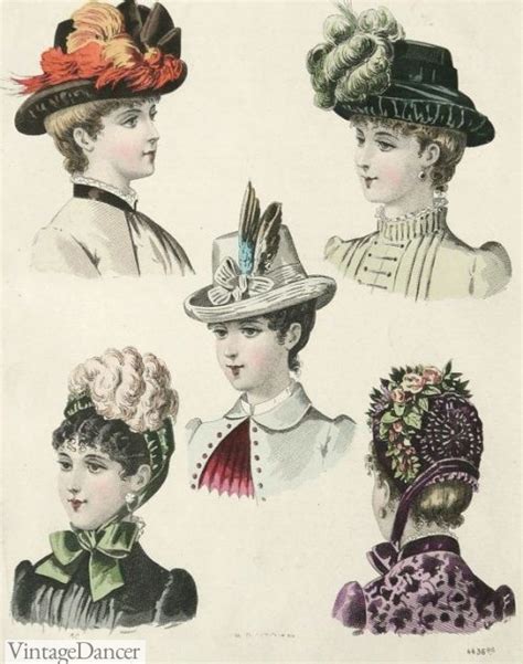 Victorian Hat History Bonnets Hats Caps 1830 1890s