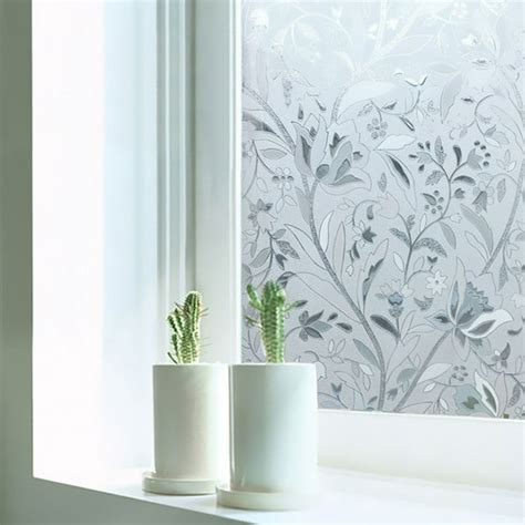 17x40 Waterproof Static Frosted Glass Films Window Film Door Film