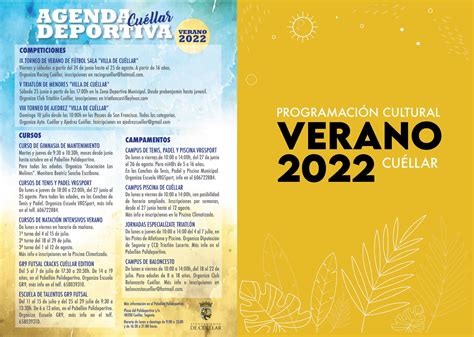 Programación Cultural Verano 2022 en Cuéllar Eventos de Segovia