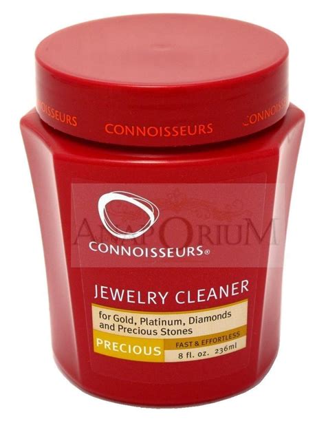 Connoisseurs Precious Jewelry Cleaner 8 Oz Dip Tray And Brush Anaporium
