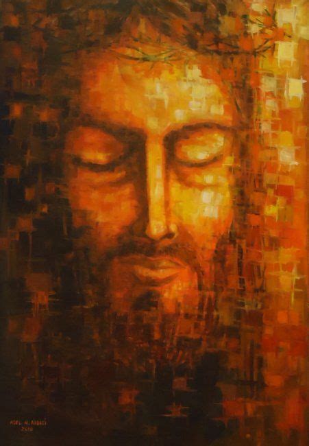Abstract Painting Of Jesus At Explore Collection
