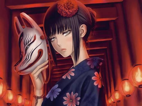 Anime Mask Girl Wallpapers Top Free Anime Mask Girl Backgrounds