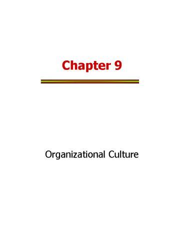 PPT Organizational Culture PowerPoint Presentation Free To View Id A F YTQ N