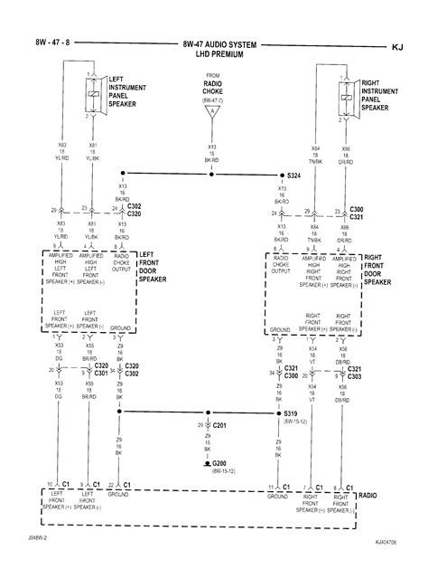 Here is the stereo radio wiring information for your 2007 jeep grand cherokee wk body with the standard, symphony, or bose systems. 2007 Jeep Liberty Starter Wiring Diagram - Wiring Diagram