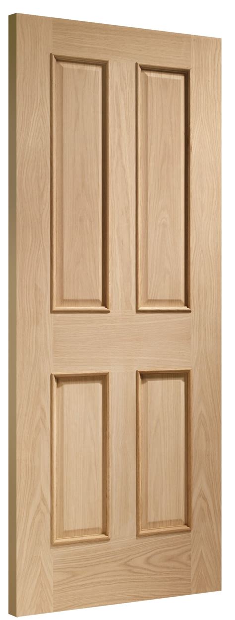 Victorian Oak 4 Panel Raised Mouldings Internal Doors At Vivid Doors