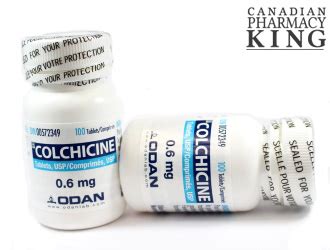 Typical dosage is 1.2 mg taken at the first sign of a gout flare, followed by 0.6 mg one hour later. Colchicine - Buy Colcrys - Canadian Pharmacy King