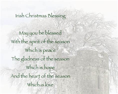 Christmas is a most important religious and family. Irish Christmas Blessing | StoneFire