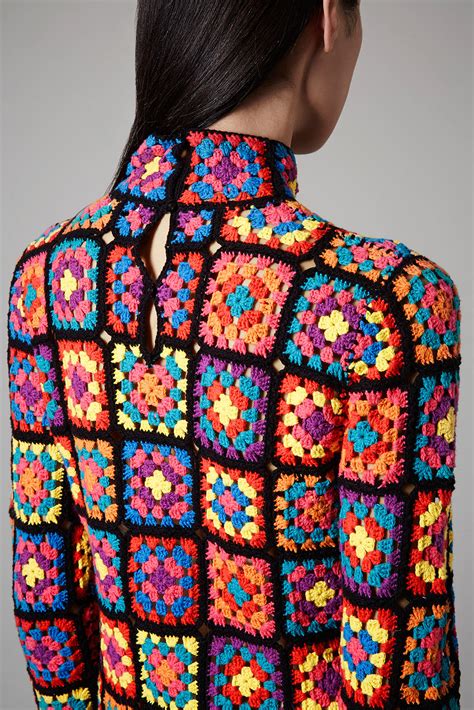 TOPSHOP Hand Knit Crochet Dress - Lyst