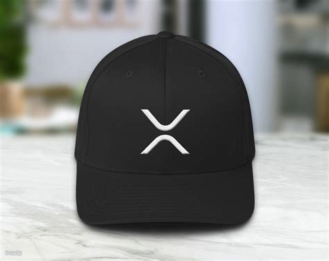 Xrp Symbol Hat Ripple Flexfit Hat Xrp Hat Crypto Hat Etsy