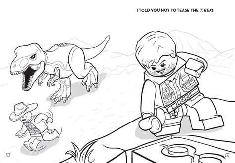 Lego Jurassic World Coloring Pages  Coloring Home
