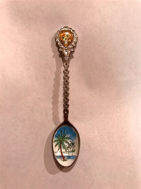 Puerto Rico Souvenir Spoon Belly Button Rings Souvenir Puerto Rico
