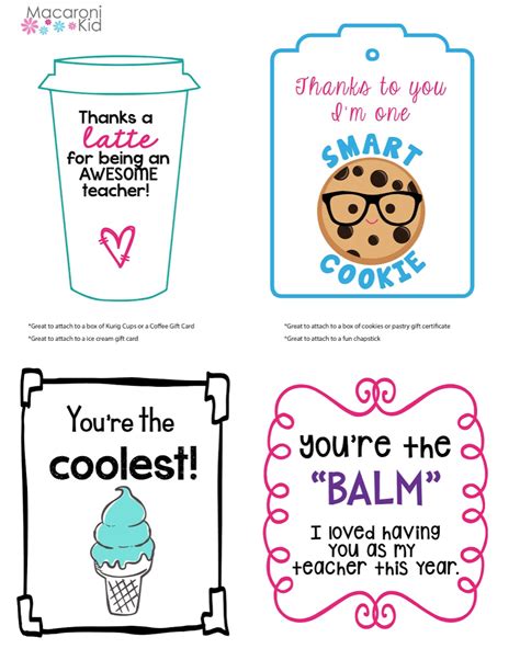 Celebrate Teacher Appreciation Week With These Free Printables