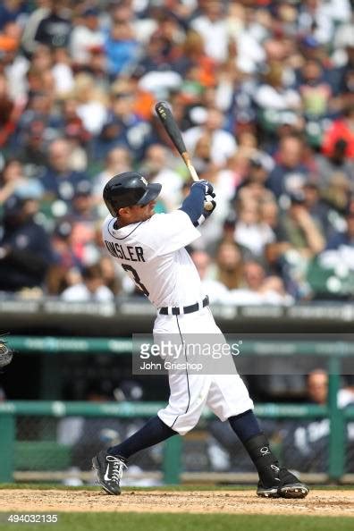 Ian Kinsler Of The Detroit Tigers Bats During The Game Against The