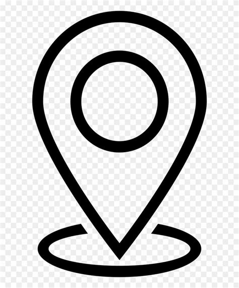 Download Hd Location Svg Png Icon Free Download 392730 Black And Free