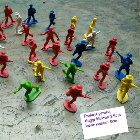 jual prajurit pasukan perang mainan anak tradisional figur action 5 pcs di seller toko mainan