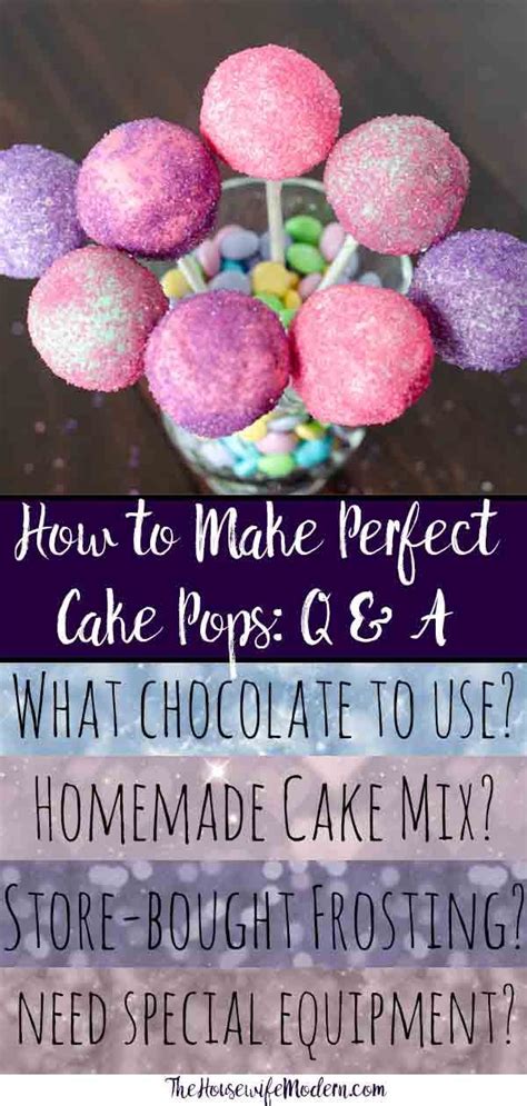 Answers To All Your Cake Pop Questions What Cake To Use What Frosting