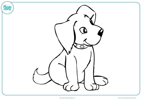Dibujos De Perros Para Colorear A Lápiz Y Fáciles Dibujos De Perros