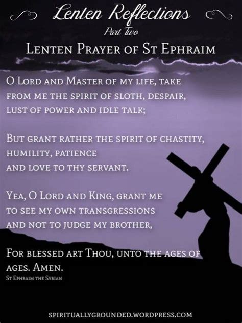 55 Lenten Reflections Ephraim Syrian Lenten Lent Prayers Lent