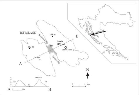 Geographical Position Of Ist Island Sl 1 Geografski Položaj Otoka