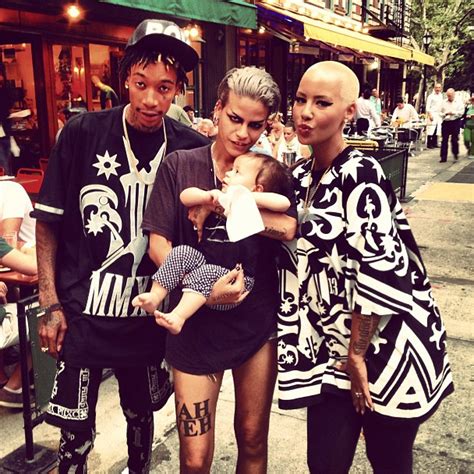 Stay blessed & happy locing! Mail Bombs: Amber Rose and Wiz Khalifa's Instagram KTZ ...