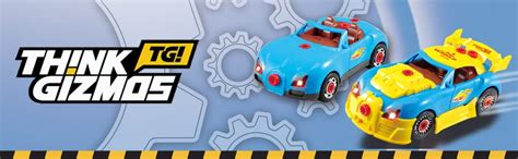 Think Gizmos New Take Apart Toy Racing Car Set Build Your Own Toy Kit