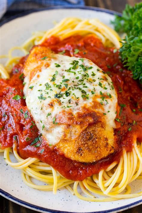 Healthy summer meal with beef and vegetables. Baked Chicken Parmesan - Dinner at the Zoo