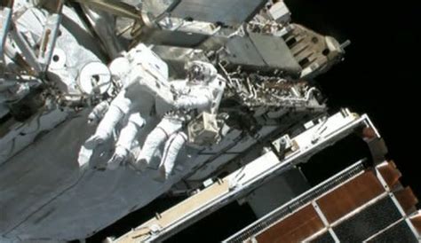 Nasa Astronauts End Spacewalk To Fix Ammonia Leak