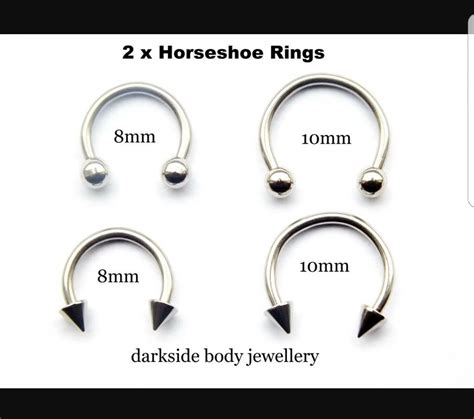 Septum Ring Size Chart Chart Examples