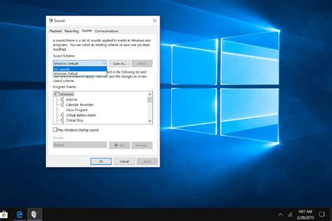 How To Change Windows 10 System Sounds