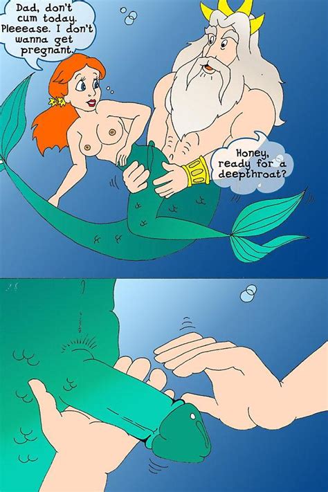 rule 34 ariel breasts comic disney father and daughter imminent fellatio imminent oral