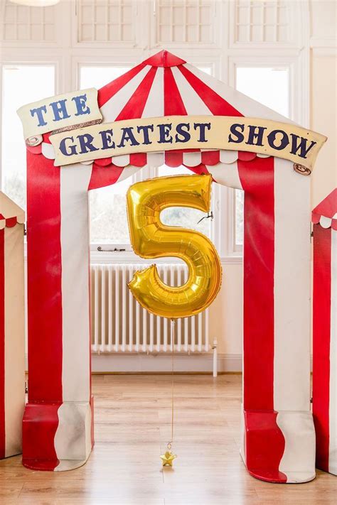 The Greatest Show Circus Tent Entrance From A Greatest Showman Circus