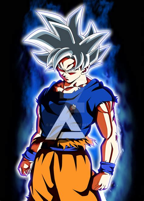 Goku Mastered Ultra Instinct New Aura Effects By Al3x796 On Deviantart