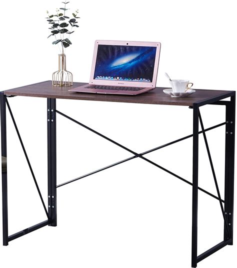 Folding Computer Desk Table Compact Foldable Home Office Computer Pc