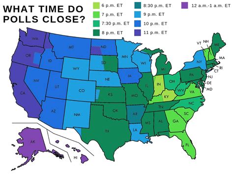 map what time do the polls close in your state