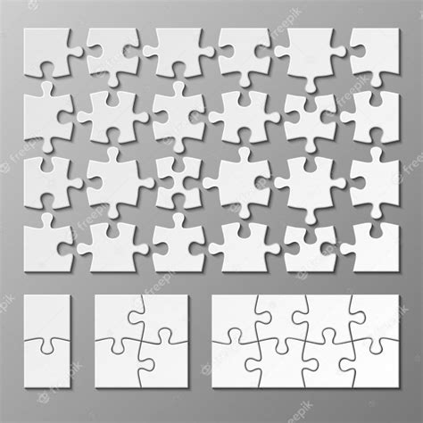 Jigsaw Puzzle Piece Template Isolated Jigsaw Piece Puzzle