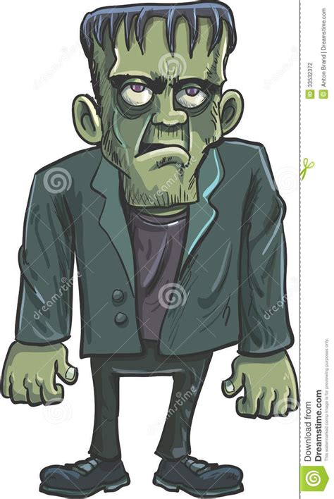 Cartoon Green Frankenstein Frankensteins Monster Cartoon Monsters