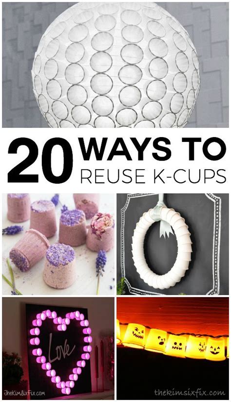 Recycle K Cups Coffee Pods Crafts K Cup Crafts Recycle Crafts Diy