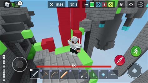 Roblox Bedwars Fight Against A Hacking Speed Bridger Youtube