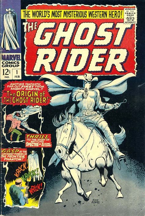 This story takes place before ghost rider (marvel, 1973 series) #80. Dick Ayers 1924 - 2014 | 13th Dimension, Comics, Creators ...