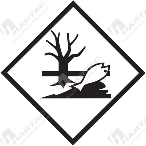 HS7100 Hazchem Hazardous Goods Labels Environment Hazardous