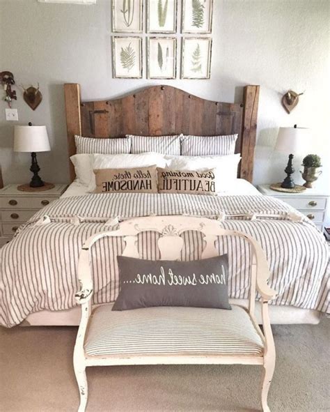 58 Rural Farmhouse Style Bedroom Decorating Ideas
